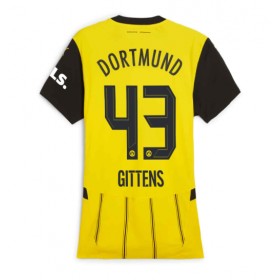 Borussia Dortmund Jamie Bynoe-Gittens #43 Hemmakläder Dam 2024-25 Kortärmad